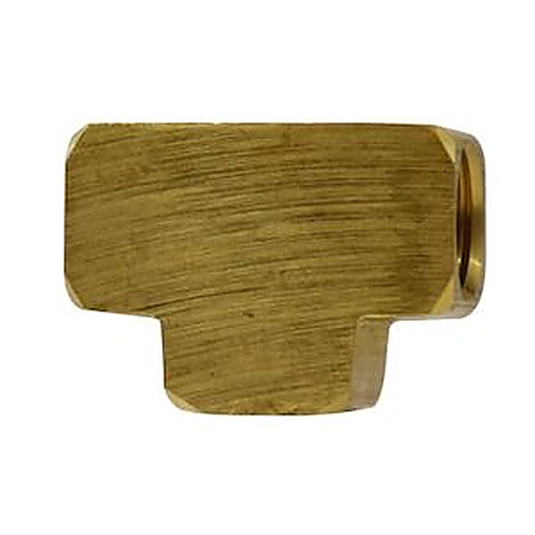 3700X4 1/4" Brass Female NPTF Tee
