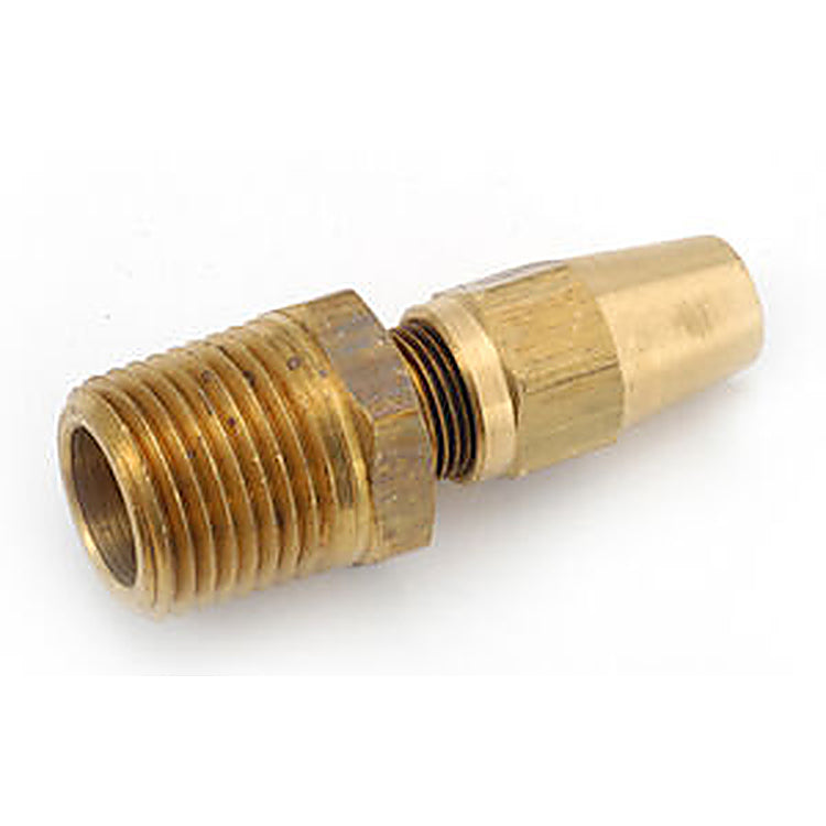 168X4 Brass 1/4 Air Brake Compression - 1/8 Male NPT