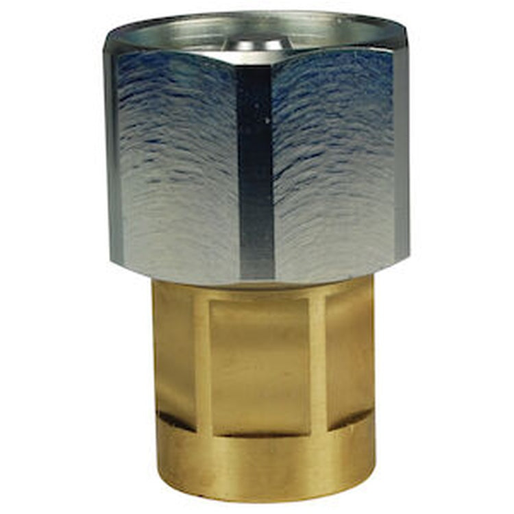 3WF2-B-HN 3/8 IN Wing Style Socket x 1/4-18 NPTF with Female Threads - Brass